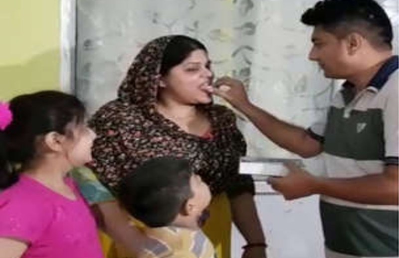 mohammad shami brother celebrate world cup hattrick in amroha