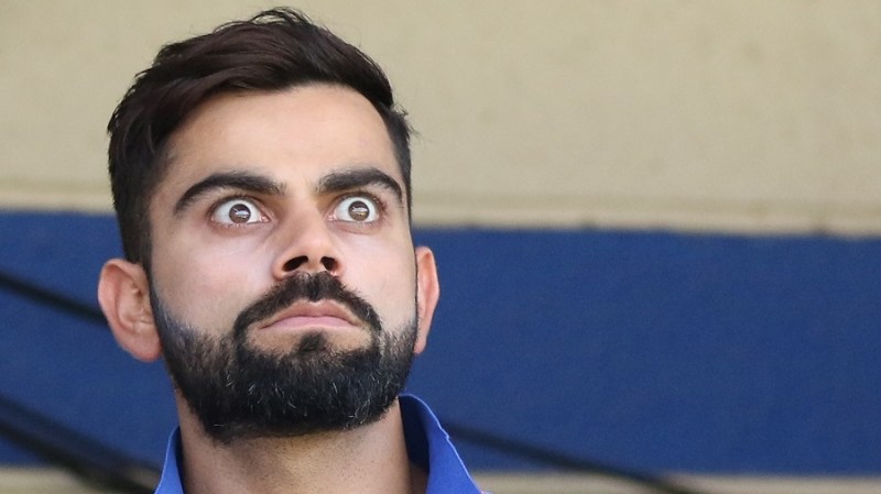 Virat Kohli angry
