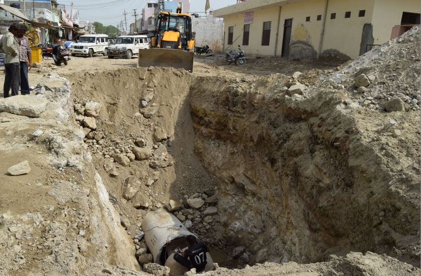 Sewerage digging will create problems in rain