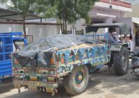 In the darkness of the night supply of gravel