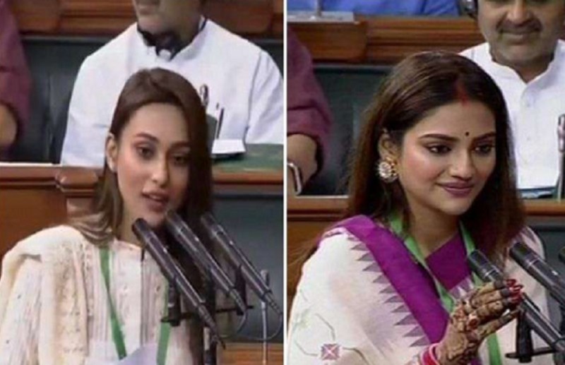 nusrat jahan and mimi chakraborty