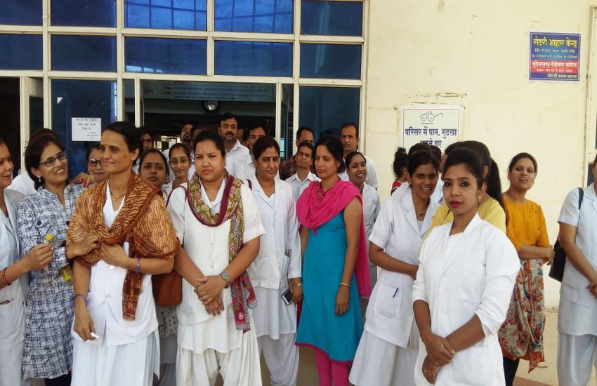 BMC nursing staff on strike for two hours