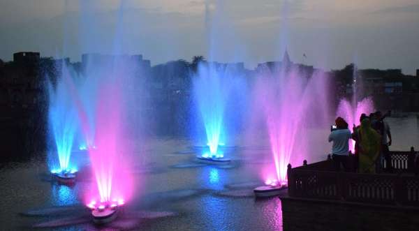 Colorful birds have kissed the sky