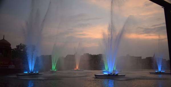 Colorful birds have kissed the sky