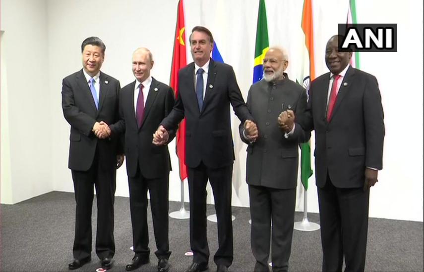 Modi with BRICS Leaders