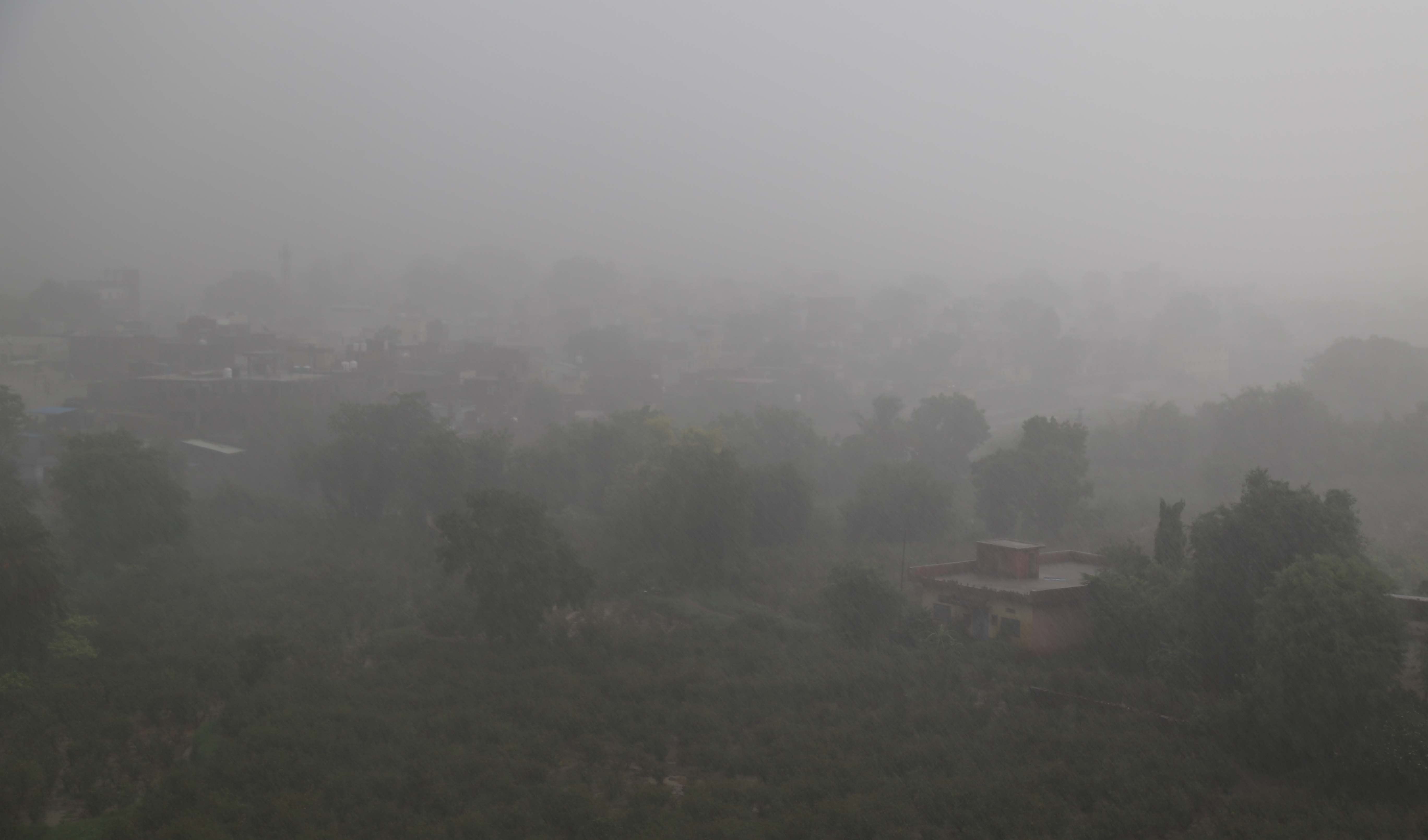 rain in udaipur