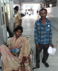 Four hours waiting for sonography, women moaning on wheelchairs