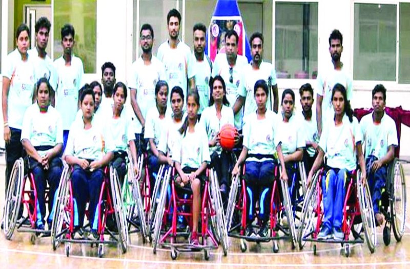 wheelchair Basket ball team