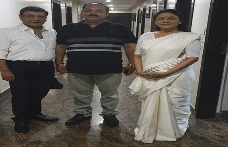 Gufi Patel and Aruna Irani