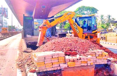 विद्यानगर में फुटओवर ब्रिज निर्माण की तैयारी