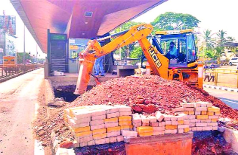 विद्यानगर में फुटओवर ब्रिज निर्माण की तैयारी