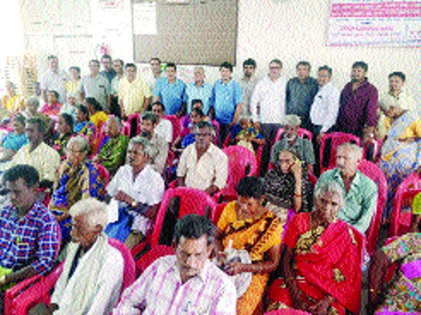 Organizing eye check up and medical camps