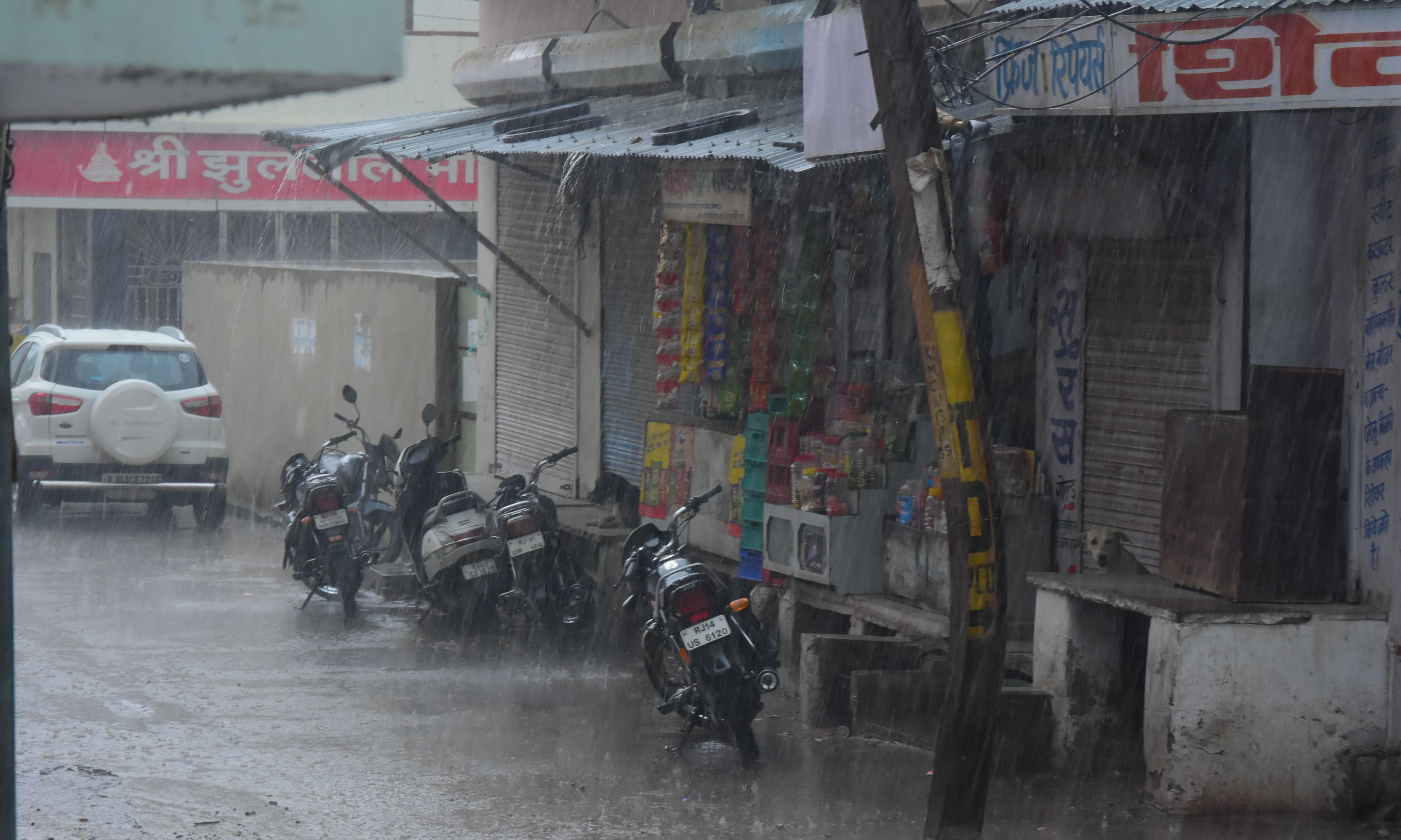 10 minutes rain in Kishangarh