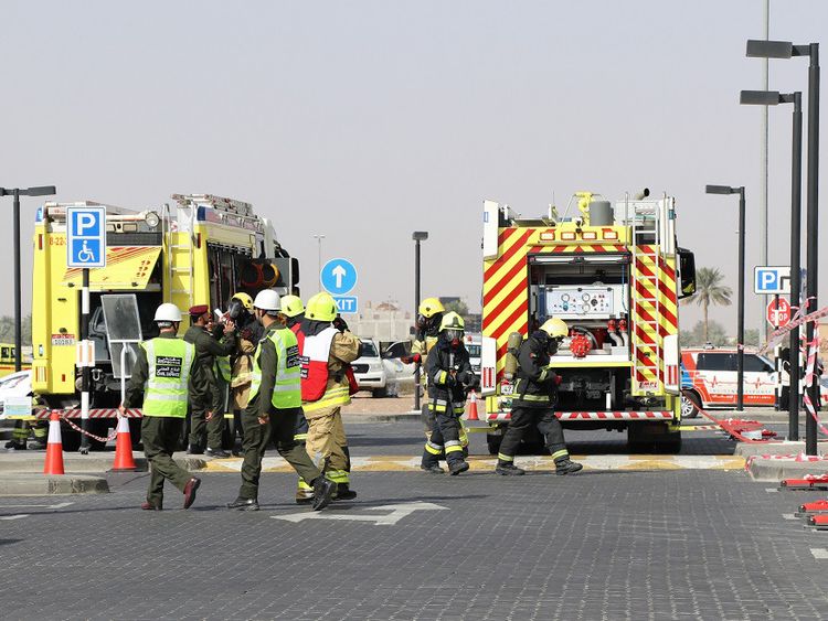 Fire in UAE