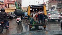 Heavy Rain in ajmer : Parents worried about children