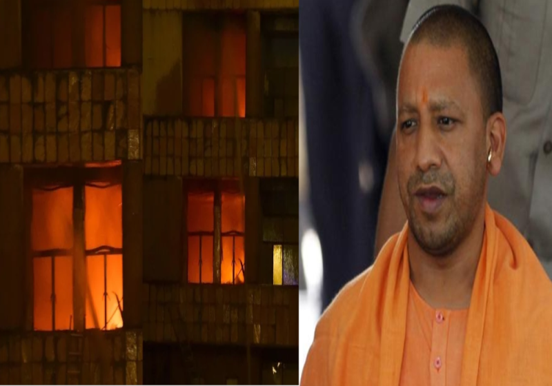 Conspiracy behind Fire in pickup bhawan building lucknow