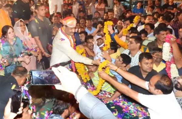 kota Welcomed Lok Sabha Speaker