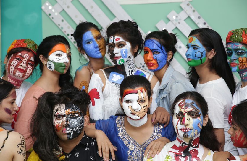 face painting in jaipur