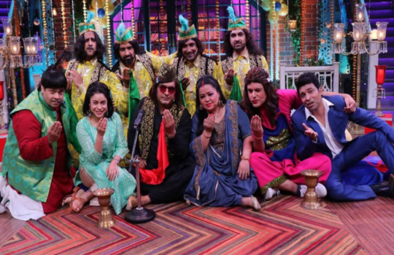 kapil sharma show comedy king surprise in look ustaad medium begum