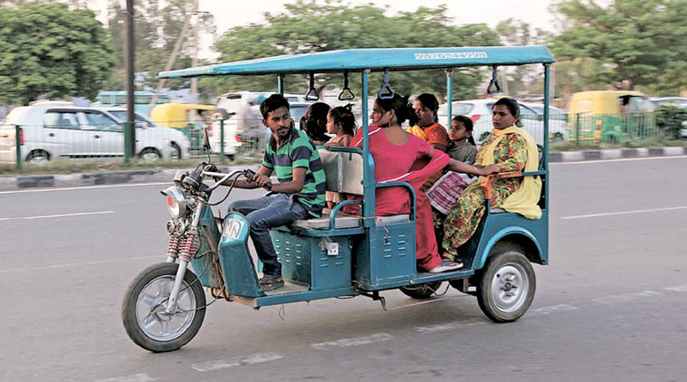 E-rickshaw in kanpur