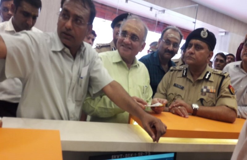 Chief Secretary Home Anup Chandra Pandey and DGP OP Singh