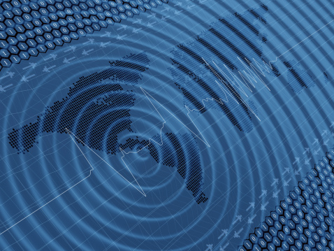 Earthquake tremor in Papua New Guinea