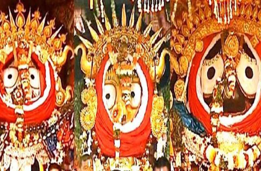 Puri Rathyatra 2019 : holy trinity sonavesh darshan in puri