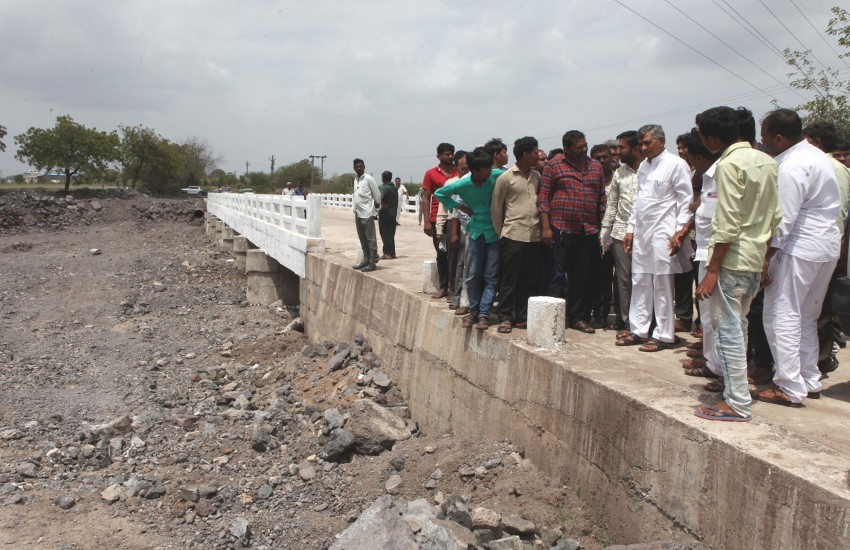 Inaugration of minor Bridge in Bhadla and Aghiya village