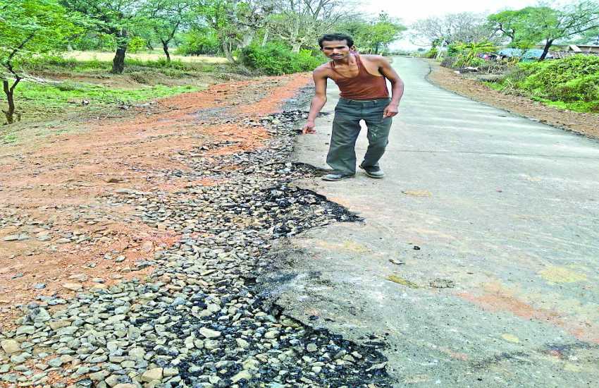 Prime Minister's Village Road damaged