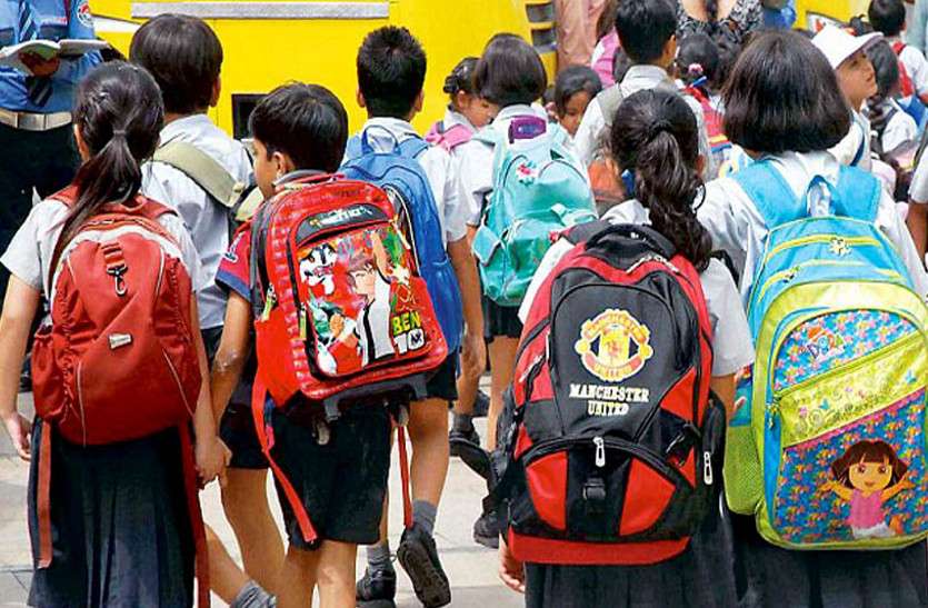 School Education Department fixed weight of class children
