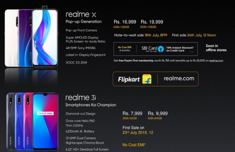 realme x/ 3i