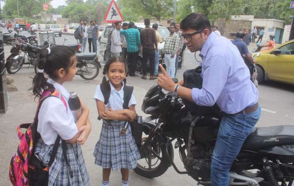 school van strike in ajmer