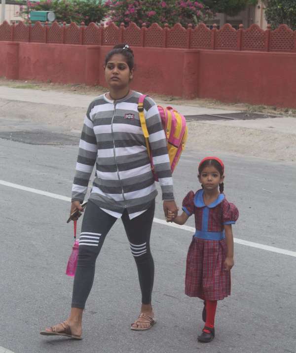 school van strike in ajmer