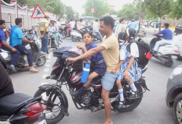 school van strike in ajmer