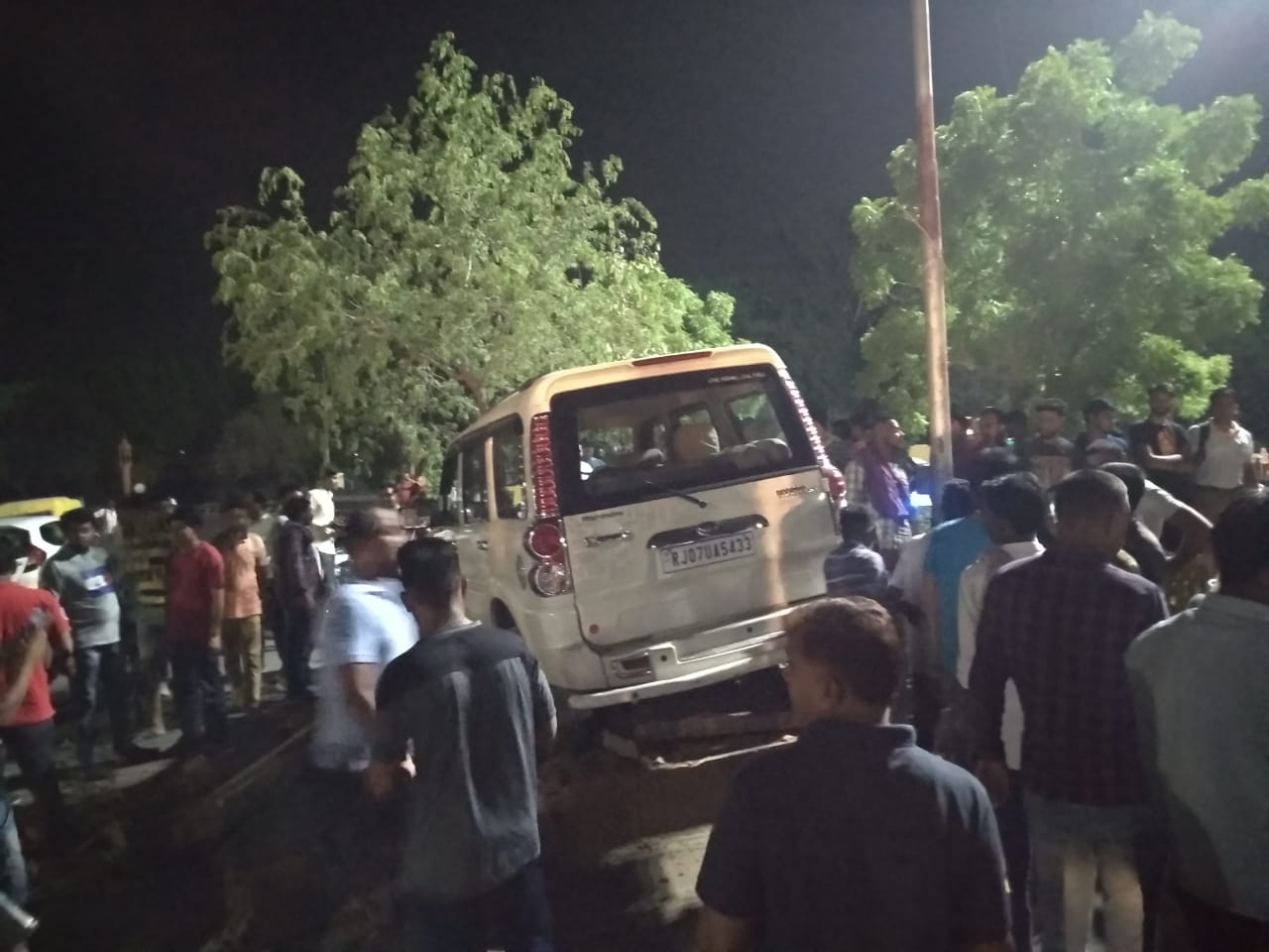two car accident in bikaner