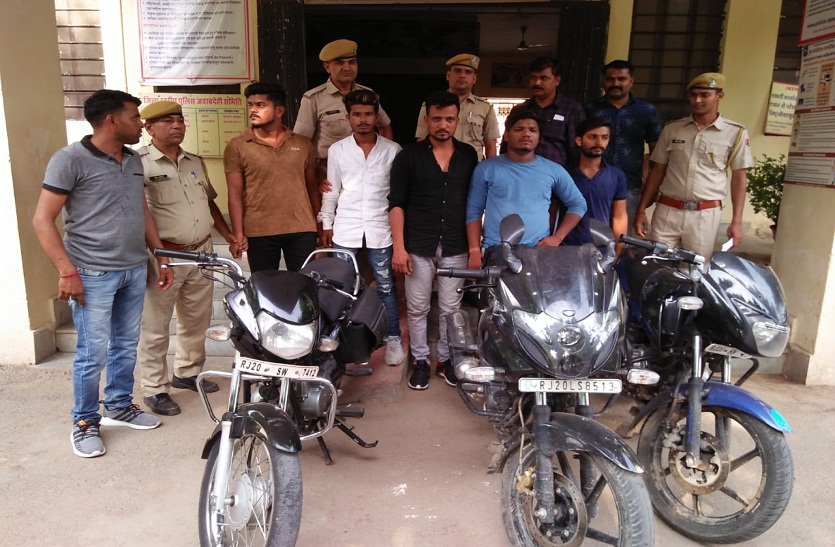 Five arrested for planning robbery in kota hotels Crime News rajasthan