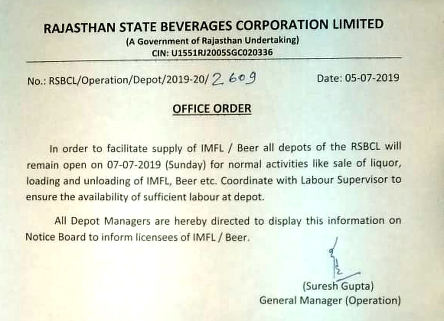 Exploitation of Human Rights of Liquor Depot workers