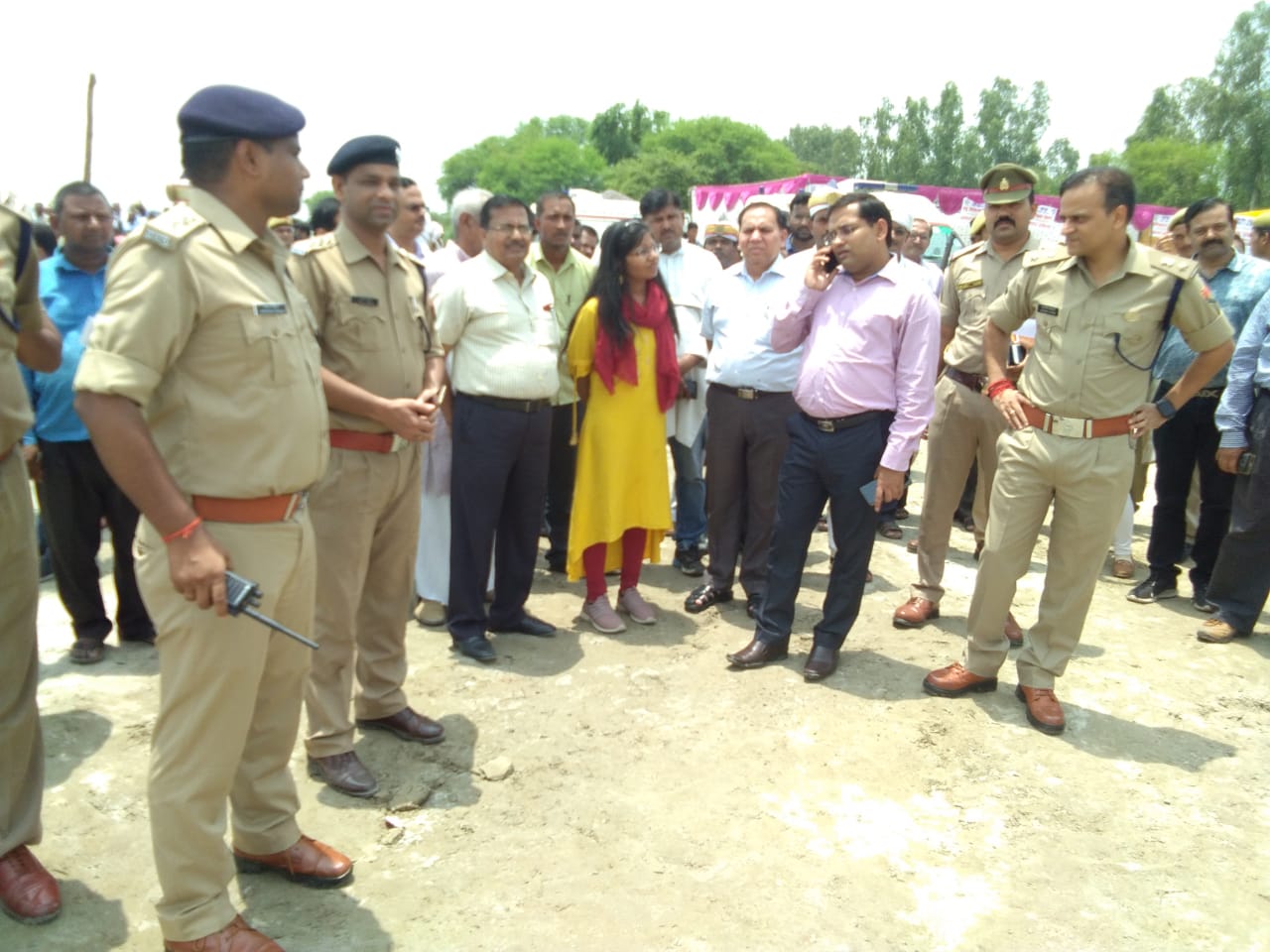 Mock drilled to rescue relief in flood In Saryu River Ayodhya