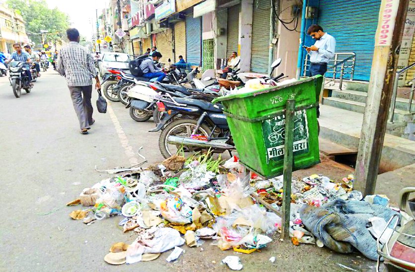 door to door garbage collection in gwalior working not properly