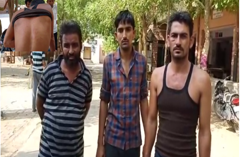 police beating in barmer