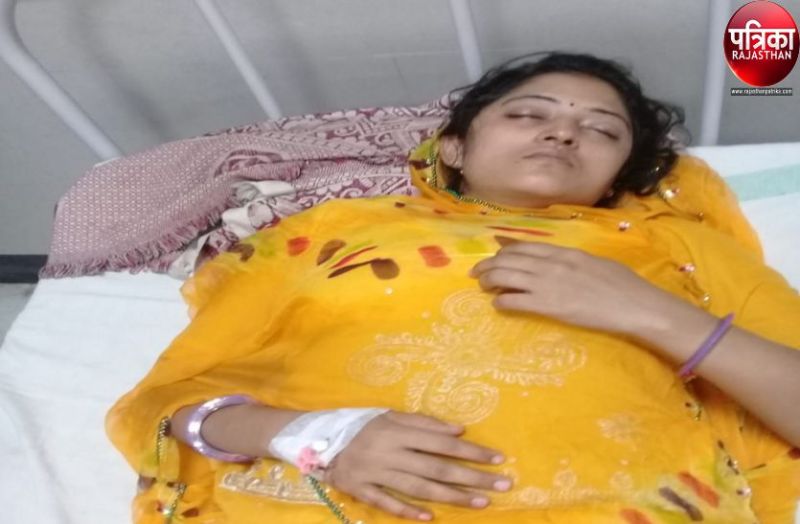 Woman unconscious from consuming poison in pali rajasthan