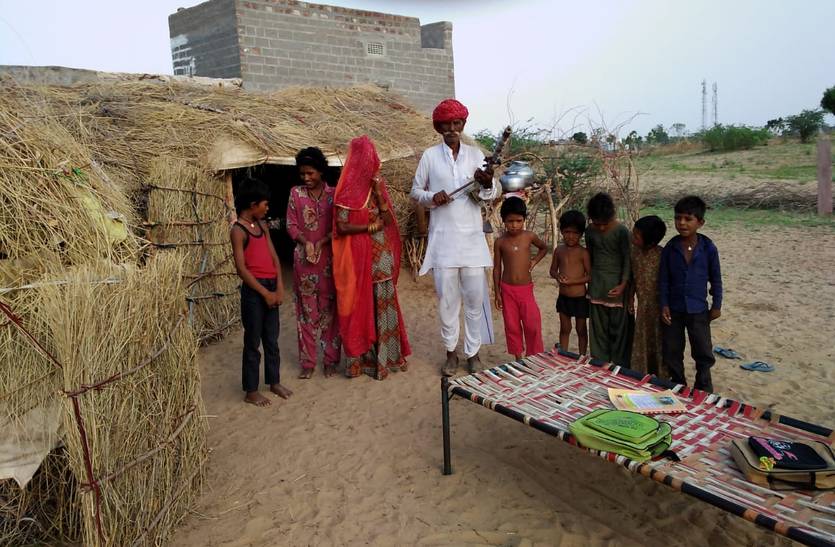 Admitted needy children to school