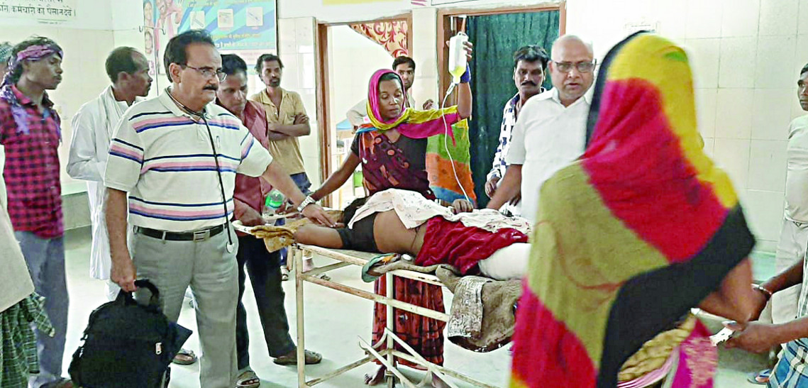 A girl dies in road accident in jashpur nagar