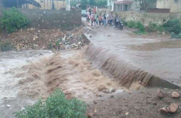 Garvaji Waterfall In Alwar After Heavy Rain