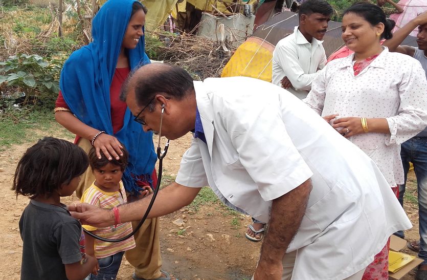 slum area in medical camp