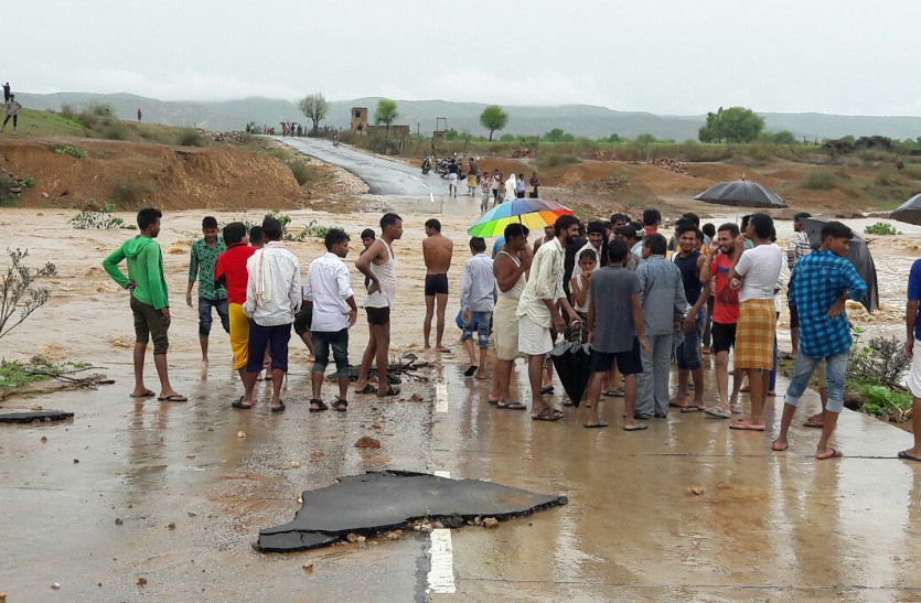 Heavy Rain in Rajasthan