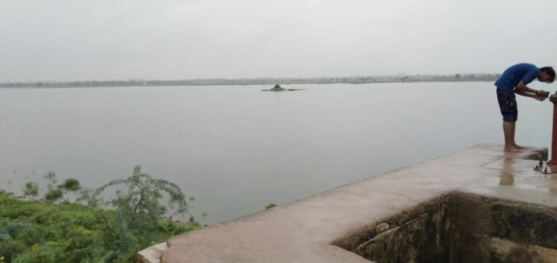 Water came in the Nevta Dam over the years