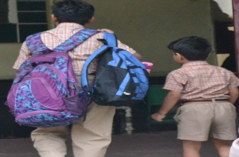 burden of school bags