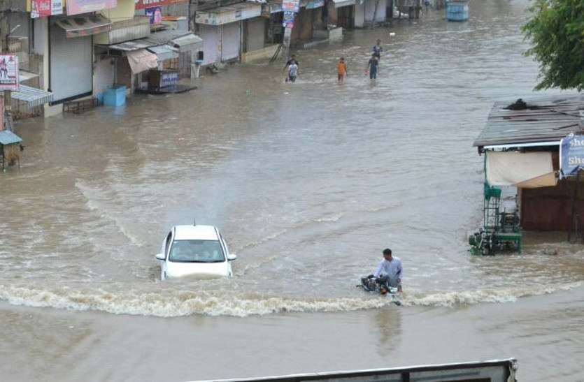 monsoon rain in jaipur