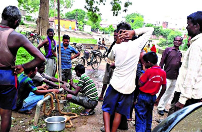 Water supply for three days was absent, cable was in the fault